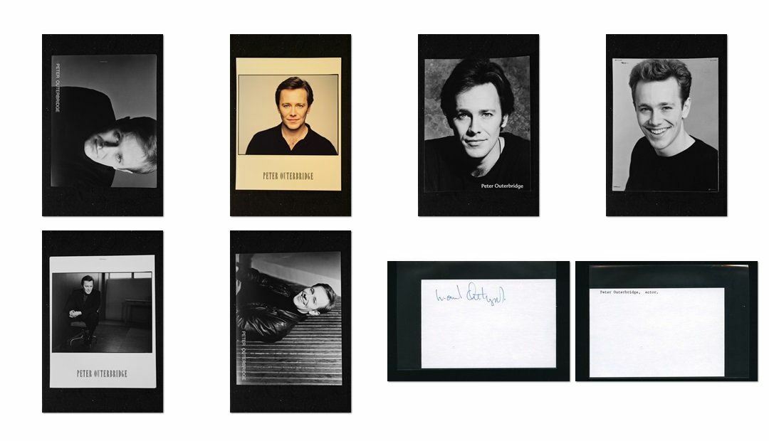 Peter Outerbridge - Signed Autograph and Headshot Photo Poster painting set - Lucky Number Slevi