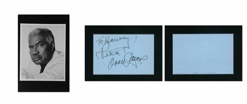 Ossie Davis - Signed Autograph and Headshot Photo Poster painting set - Do the Right Thing