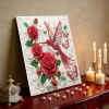 (Pre-Framed)Bird-Special Shape Diamond Painting Kit(25x25cm)