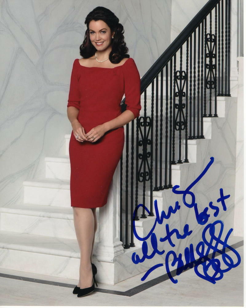 BELLAMY YOUNG SIGNED AUTOGRAPH 8X10 Photo Poster painting - MELODY GRANT, MELLIE, SCANDAL BABE