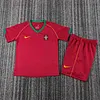 2006 Retro Portugal Home Football Shirt 1:1 Thai Quality Kids Size