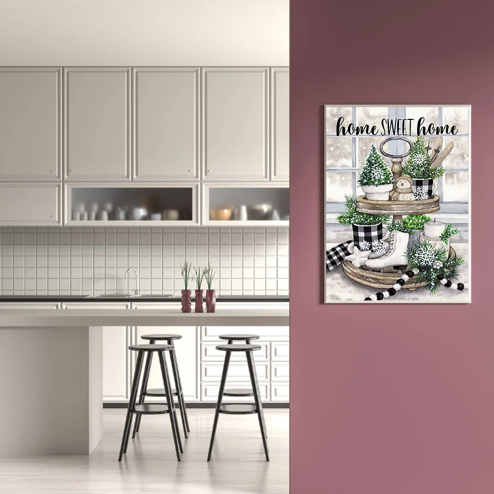 Diamond Painting - Full Round Drill - Christmas Sock