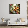 Dragon In Forest-14CT Stamped Cross Stitch 50*50cm/19.69*19.69in tapestrymarket