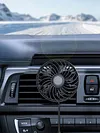 USB Powered Car Fan Vent Clip Car Cooling Fan 3 Speeds Quiet Brushless Motor 360 Rotatable for Sedan SUV RV Pickup Truck Van