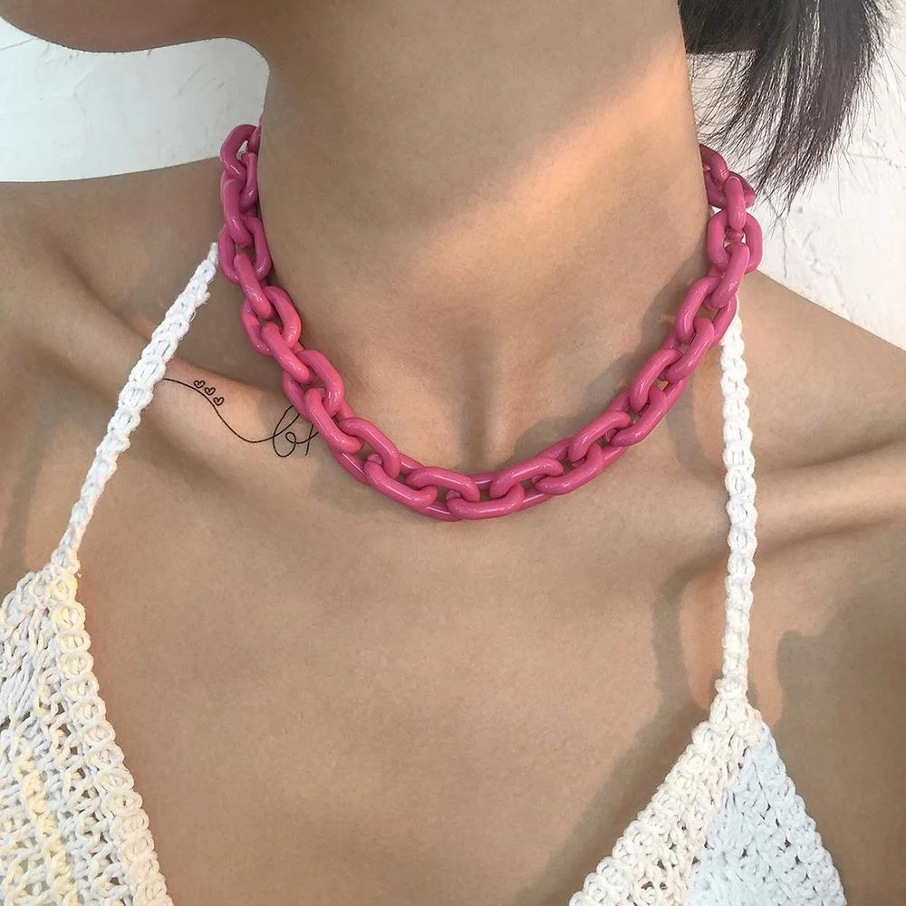 Acrylic necklace
