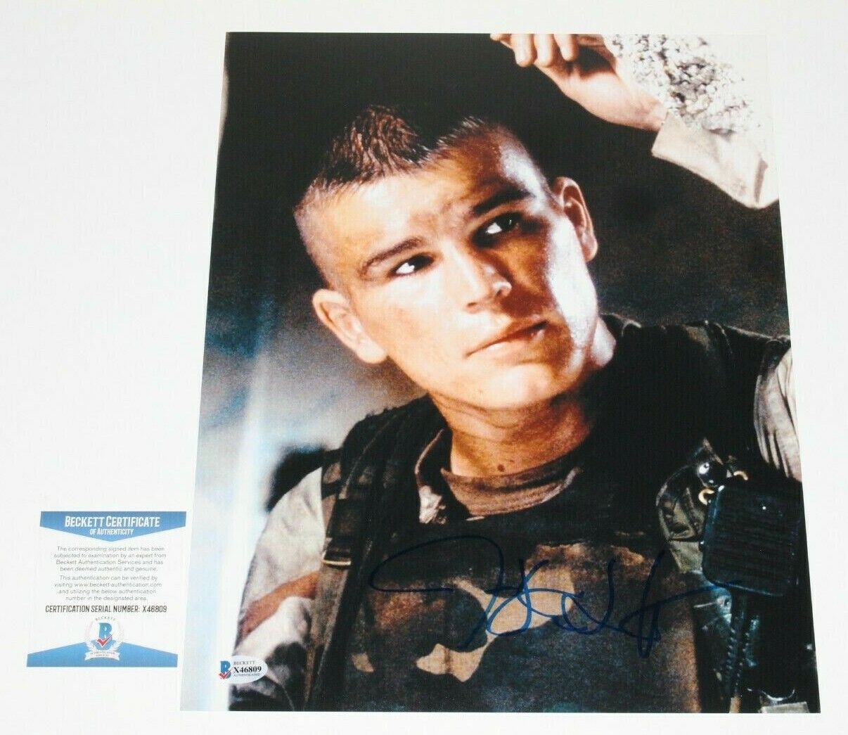 JOSH HARTNETT SIGNED BLACK HAWK DOWN 11X14 Photo Poster painting BECKETT COA PROOF PEARL HARBOR