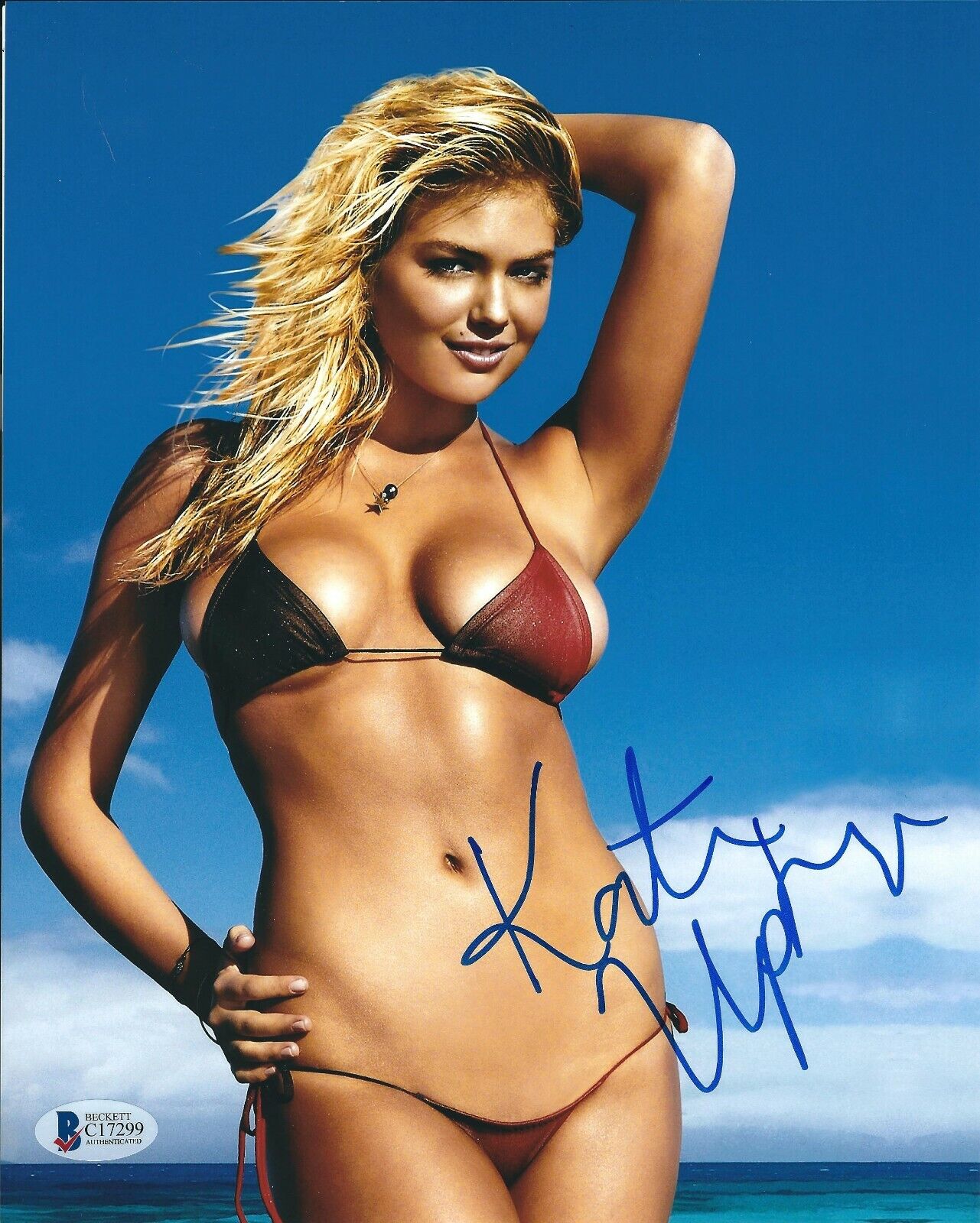 Kate Upton Hand Signed 8x10 Photo Poster painting *Model *Actress BAS C17299