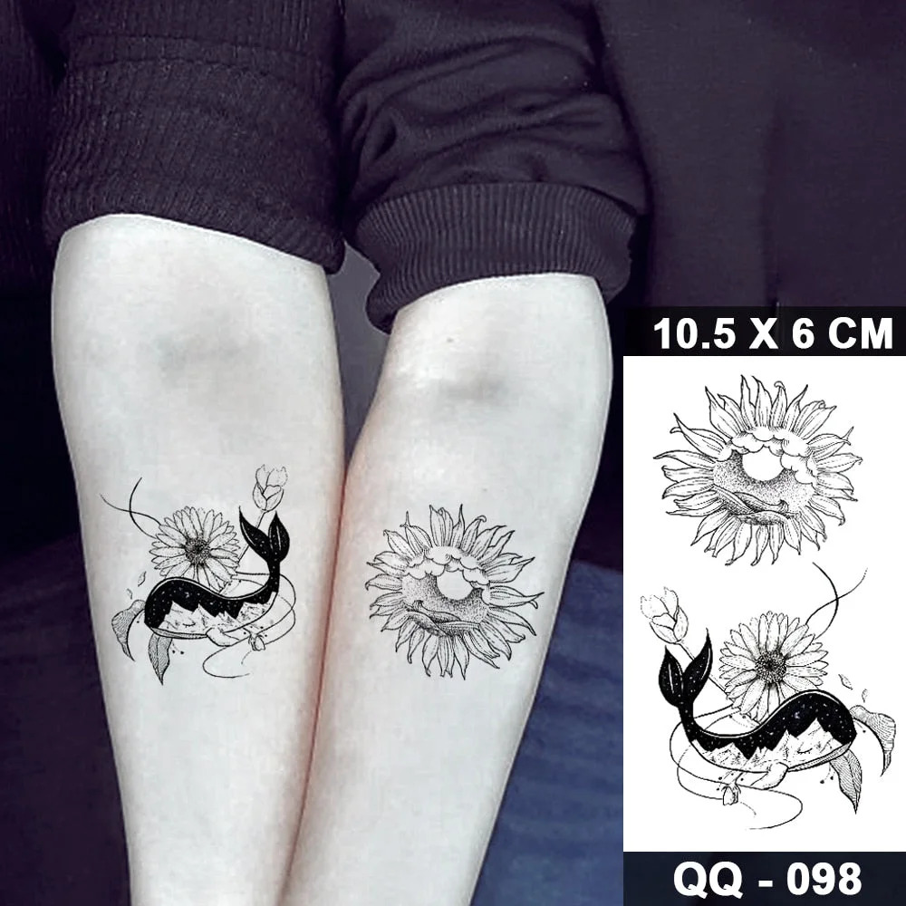 Waterproof Temporary Tattoo Sticker Cloud Lightning Magic Flash Tatoo Small Cute Crystal Hand Wrist Fake Tatto For Body Art
