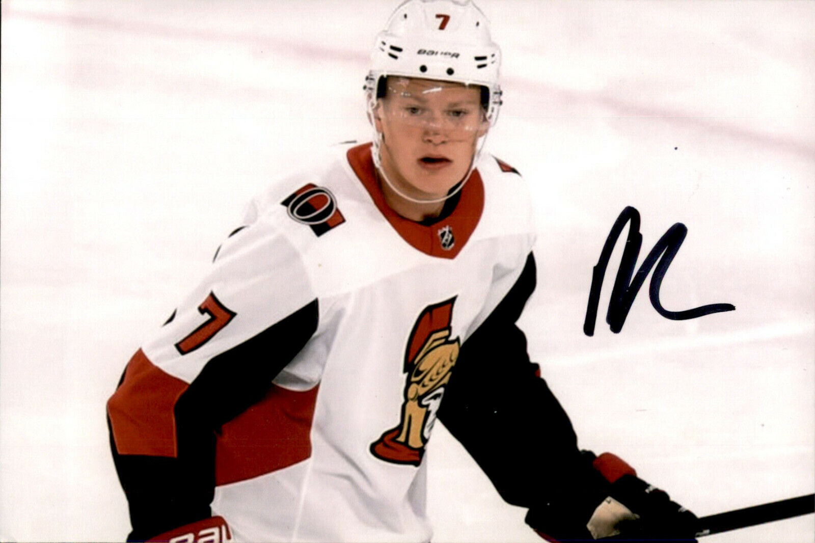 Brady Tkachuk SIGNED autographed 4x6 Photo Poster painting OTTAWA SENATORS #3