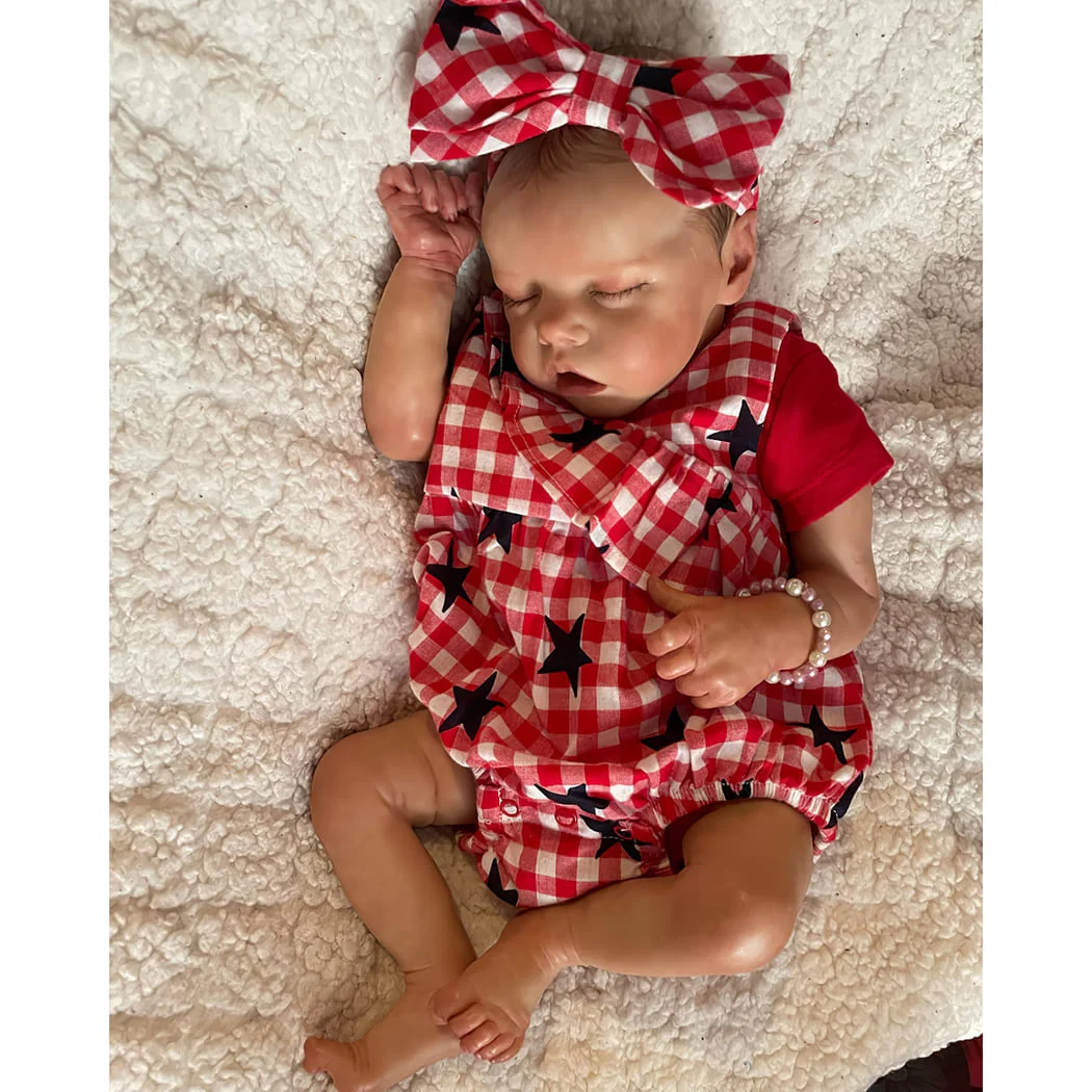 17" Sweet Sleeping Dreams Reborn Truly Handcrafted Reborn Baby Doll Girl Named Lindsay -Creativegiftss® - [product_tag] RSAJ-Creativegiftss®