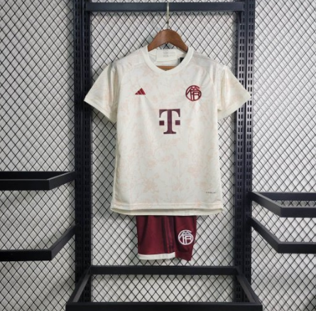 23/24 Bayern Munich Away Kids Kit Thailand version football jersey