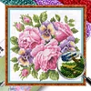 Rose - 9CT Partial Beaded Cross Stitch Kit(29x28cm)