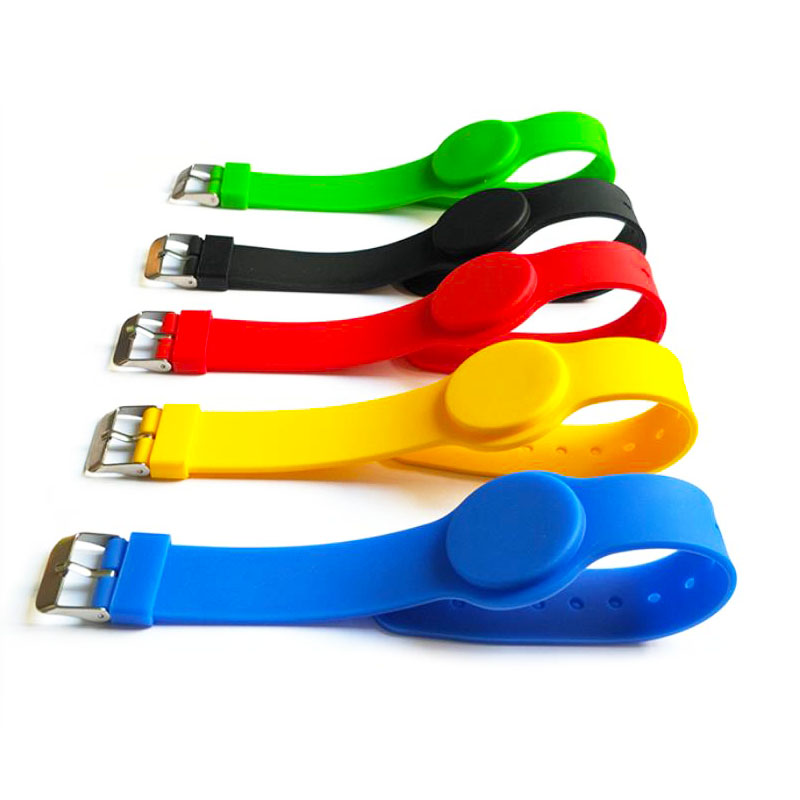 Custom Waterproof RFID Wristband MIFARE-Classic 1K NFC Silicone Bracelet For Payment