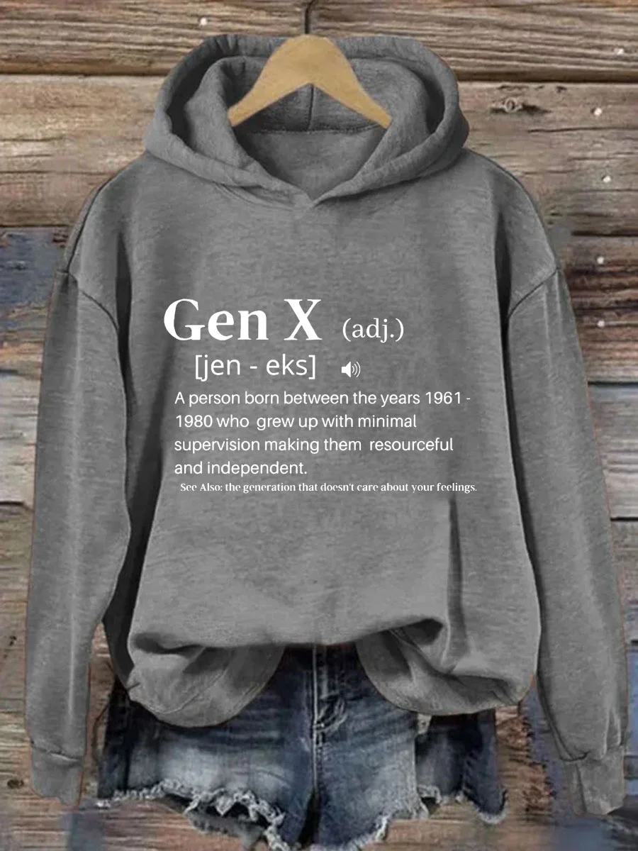 Gen X Hoodie