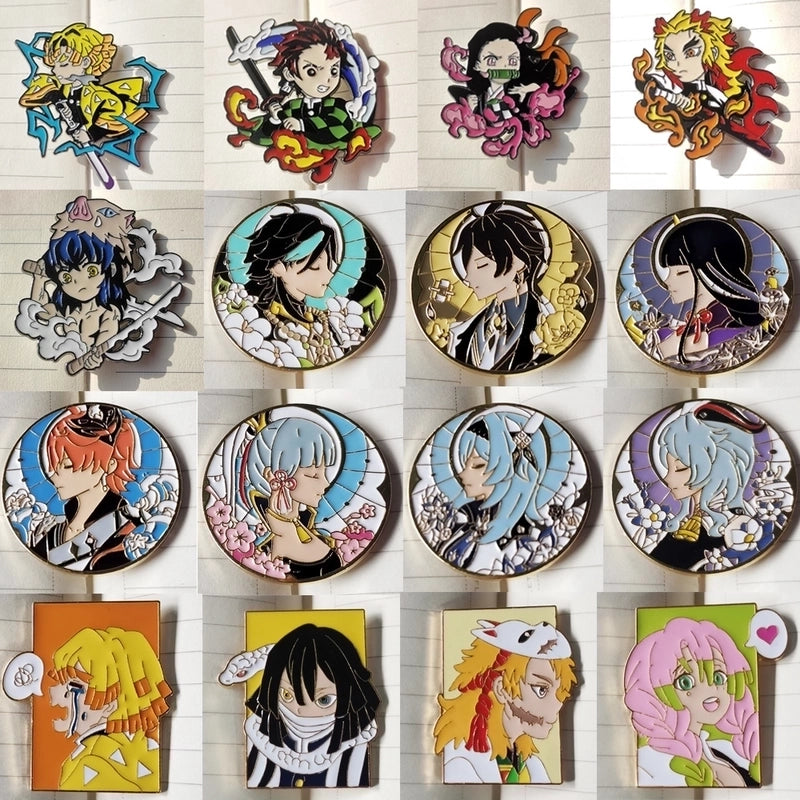 Cartoon Style Pin Cartoon Character Alloy Plating Unisex Brooches