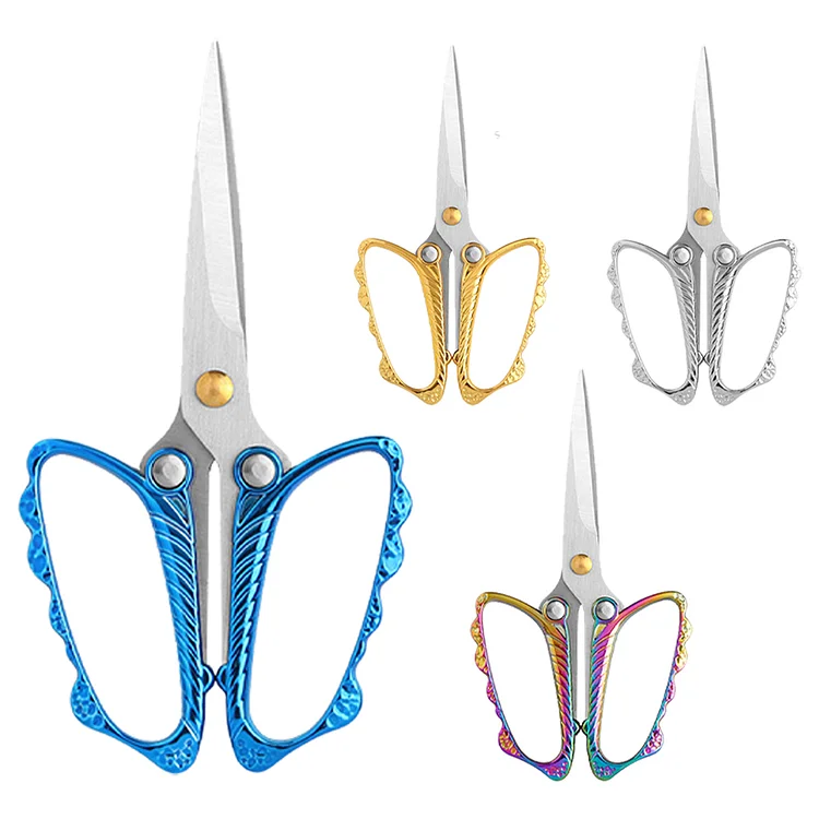 1pc Colorful U-shaped Yarn Scissors, Spring-loaded Scissors, Cross-stitch  U-shaped Scissors, 3-color Tailor's Thread End Cutters