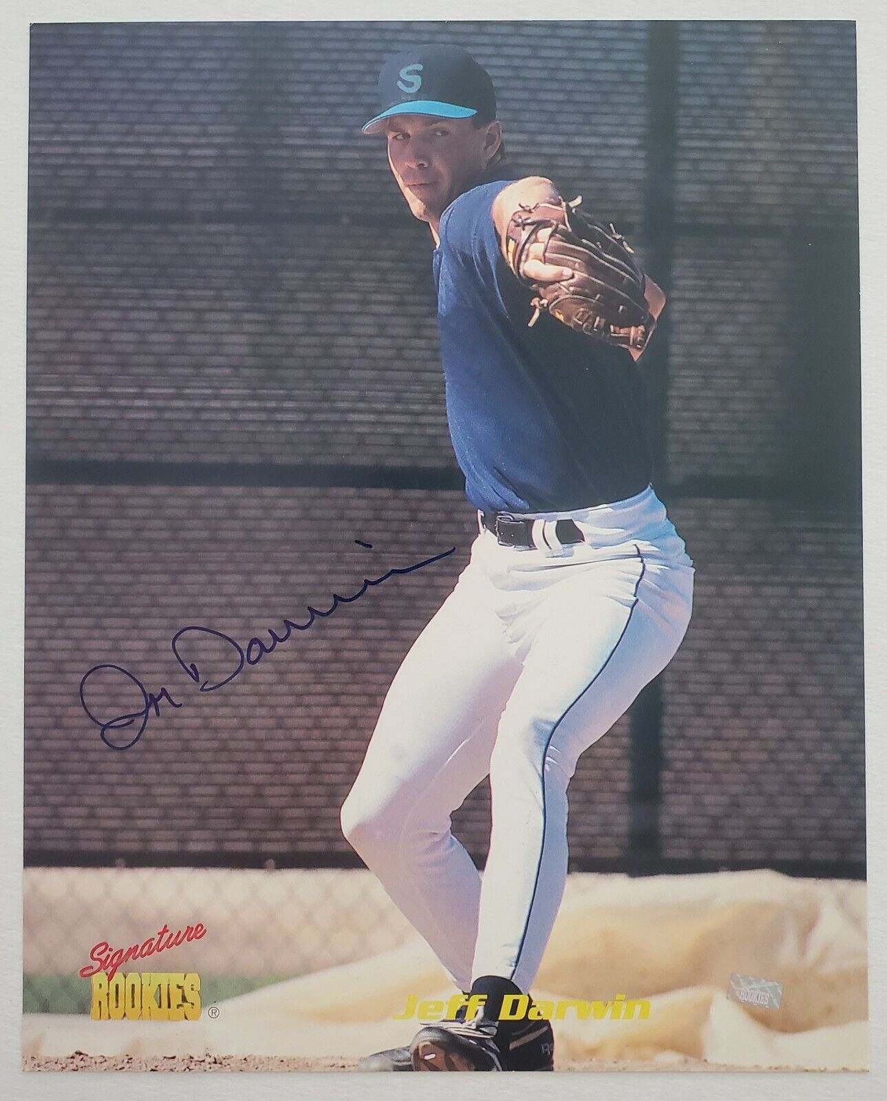 Jeff Darwin Signed Signature Rookies 8x10 Photo Poster painting Triple A Mariners MLB RAD