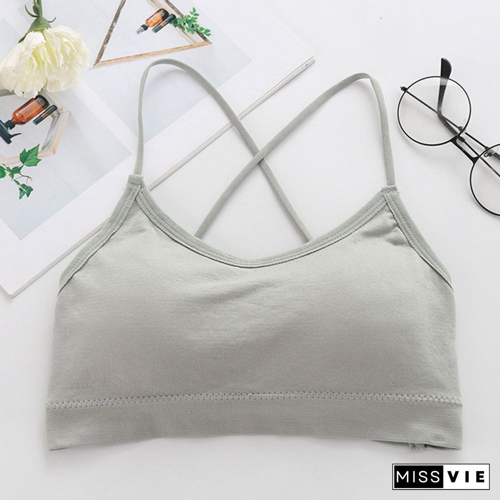 Sexy Lace Bralette Tube Tops Bandeau Summer Women Lace Bra Tanks Crop Tops Bandeau Girl Underwear Solid Color Camisole Hot Sale