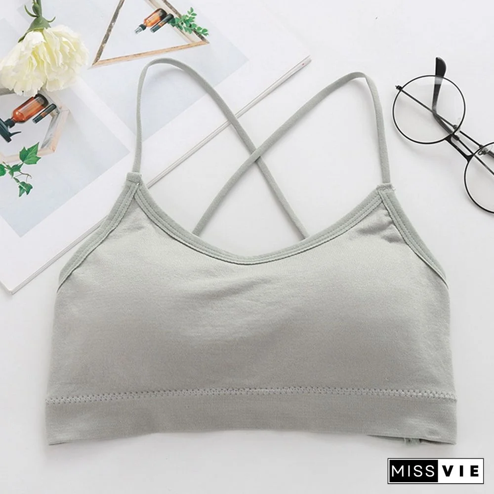 Sexy Lace Bralette Tube Tops Bandeau Summer Women Lace Bra Tanks Crop Tops Bandeau Girl Underwear Solid Color Camisole Hot Sale