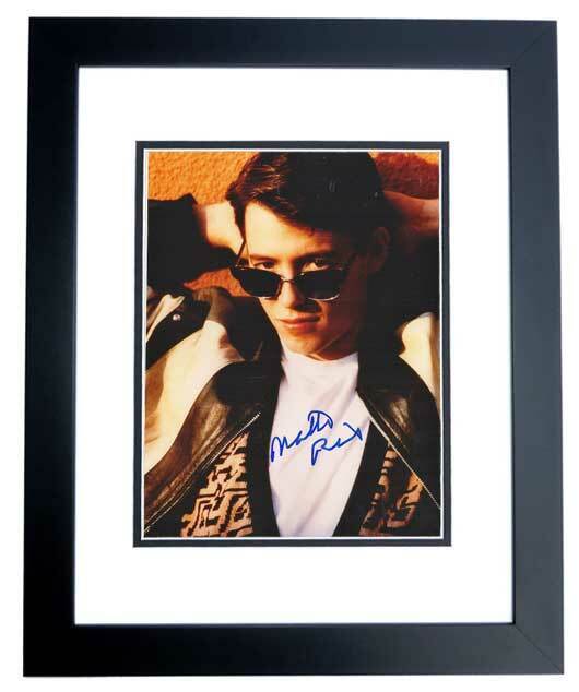 Matthew Broderick Signed FERRIS BUELLERS DAY OFF 8x10 inch Photo Poster painting FRAMED