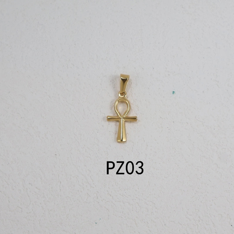 1 Piece 304 Stainless Steel Solid Color Pendant