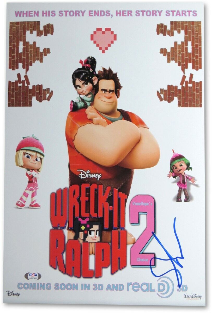 Sarah Silverman Signed Autographed 12X18 Photo Poster painting Wreck-It Ralph PSA AJ57660