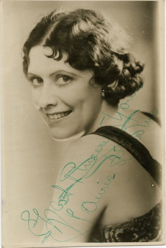 Beautiful Mystery Entertainer Vintage Signed Photo Poster painting - Who Is She?