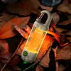 Super Bright Flashlight USB Charging 150LM Mini Camping Light for Hiking (Khaki)
