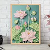 Diamond Painting-DIY Sparkling Special Shaped Pearl Drill Lotus(30x40cm)