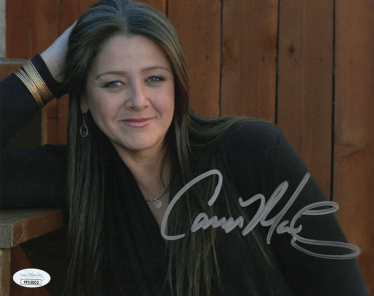 Camryn Manheim Autographed 8X10 Photo Poster painting The Practice Sexy Long Hair JSA FF53002