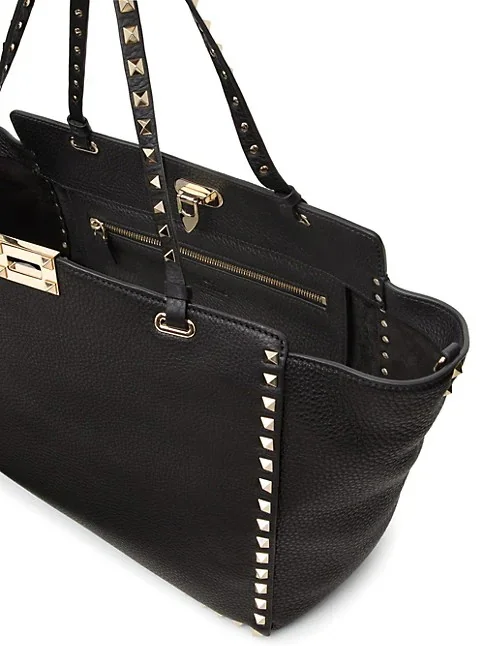 Valentino Garavani Medium Grainy Calfskin Rockstud Bag