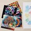 4 Pcs Skull Coloring Book Set Mindfulness Art Books for Adults 