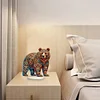 (US Local)5D DIY Special Shape Diamond Painting Desk Ornament Gorgeous Animal Decor Kit