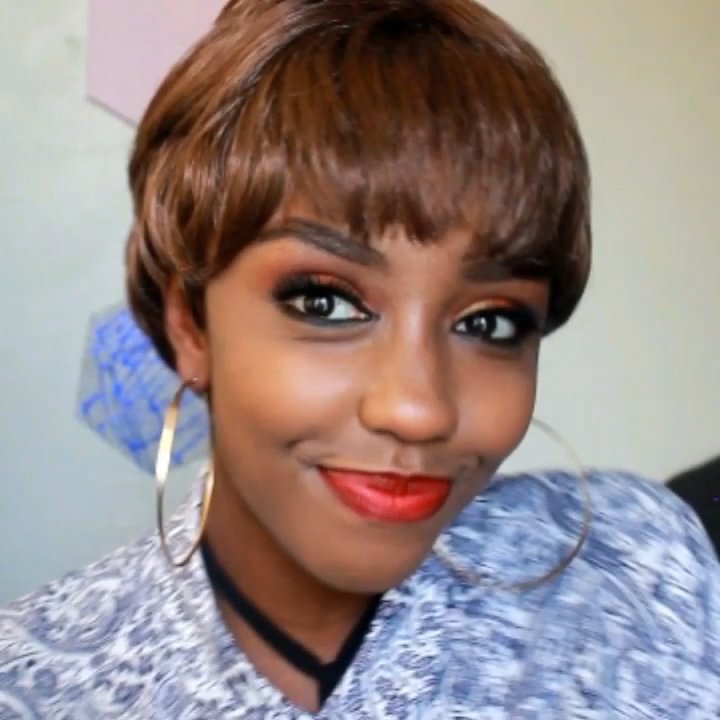 🔥Hot| New Fashion 4*4 Lace Closure Short Straight Bob Wigs Pixie Cut Wig With Baby Hair US Mall Lifes