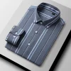 Business casual pinstripe shirt