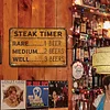Steak Time - Metal Tin Signs(8*12Inch/12*16Inch) - Bar