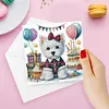 6Pcs chiens-bricolage carte de voeux