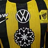 Joyfball 2025/2026 Player Version Ittihad Home Football Jersey（The player version jersey is a bit tight, please pay attention to the size selection）