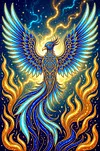 Luxury AB Velvet Diamond Painting Kit - Phoenix