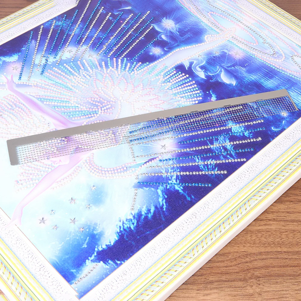 880 Holes Round Diamond Drawing Ruler Dot Drill Magic Mesh Ruler (140.5)