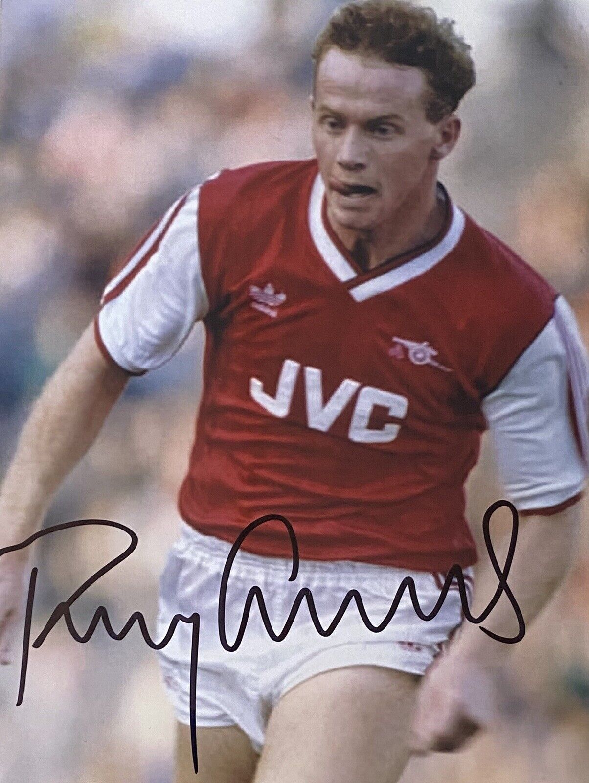 Perry Groves Genuine Hand Signed Arsenal 6X4 Photo Poster painting 5