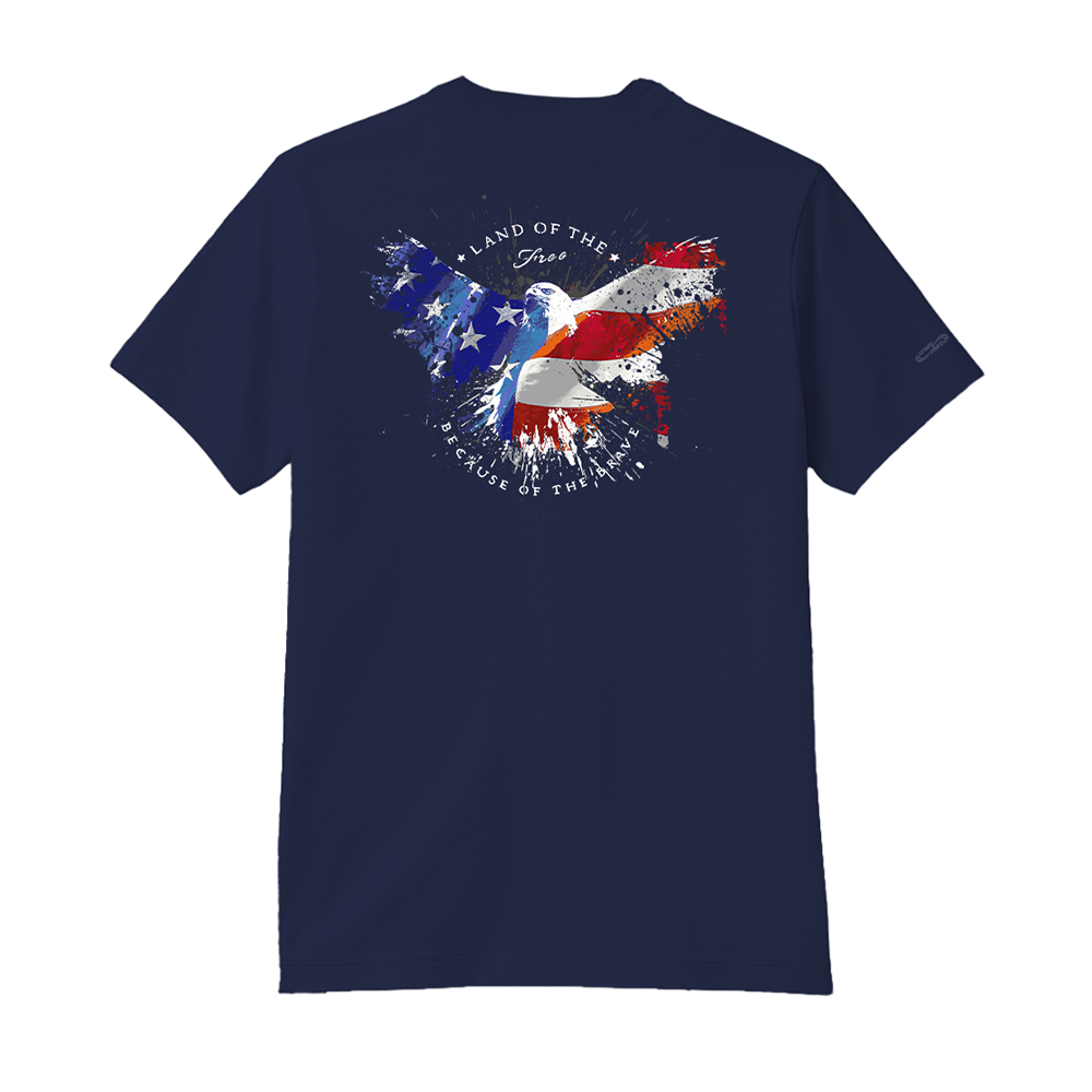  Patriotic Eagle Graphic T-Shirt for Men - Perfect for Summer Festivals and Casual Wear