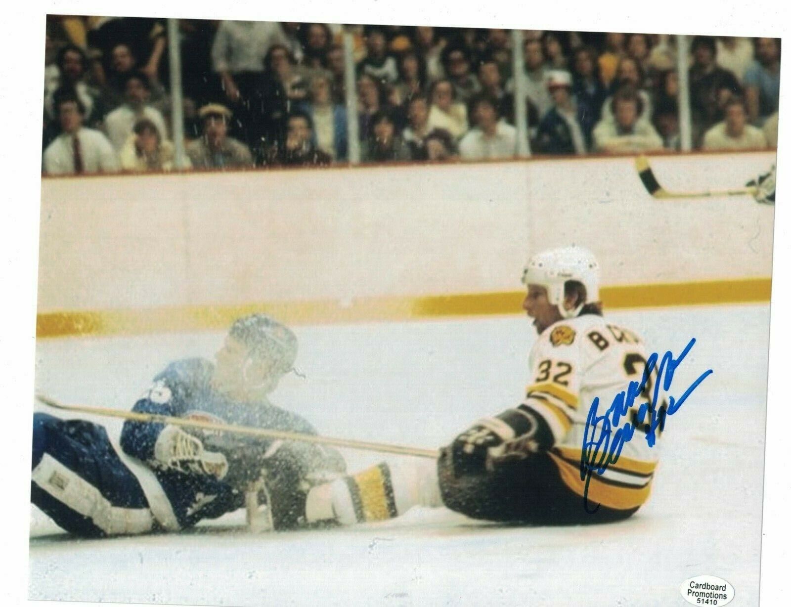 Bruce Crowder Boston Bruins Signed 8 x 10