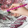 Resin Diamond Painting Point Drill Pen Dual-Ended Diamonds (Rose Red)