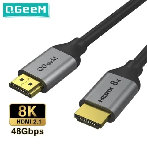 Pornhint QGeeM 8K HDMI Cable HDMI 2.1 Wire for Xiaomi Xbox Serries X PS5 PS4 Chromebook Laptops 120Hz HDMI Splitter Digital Cable Cord 4K