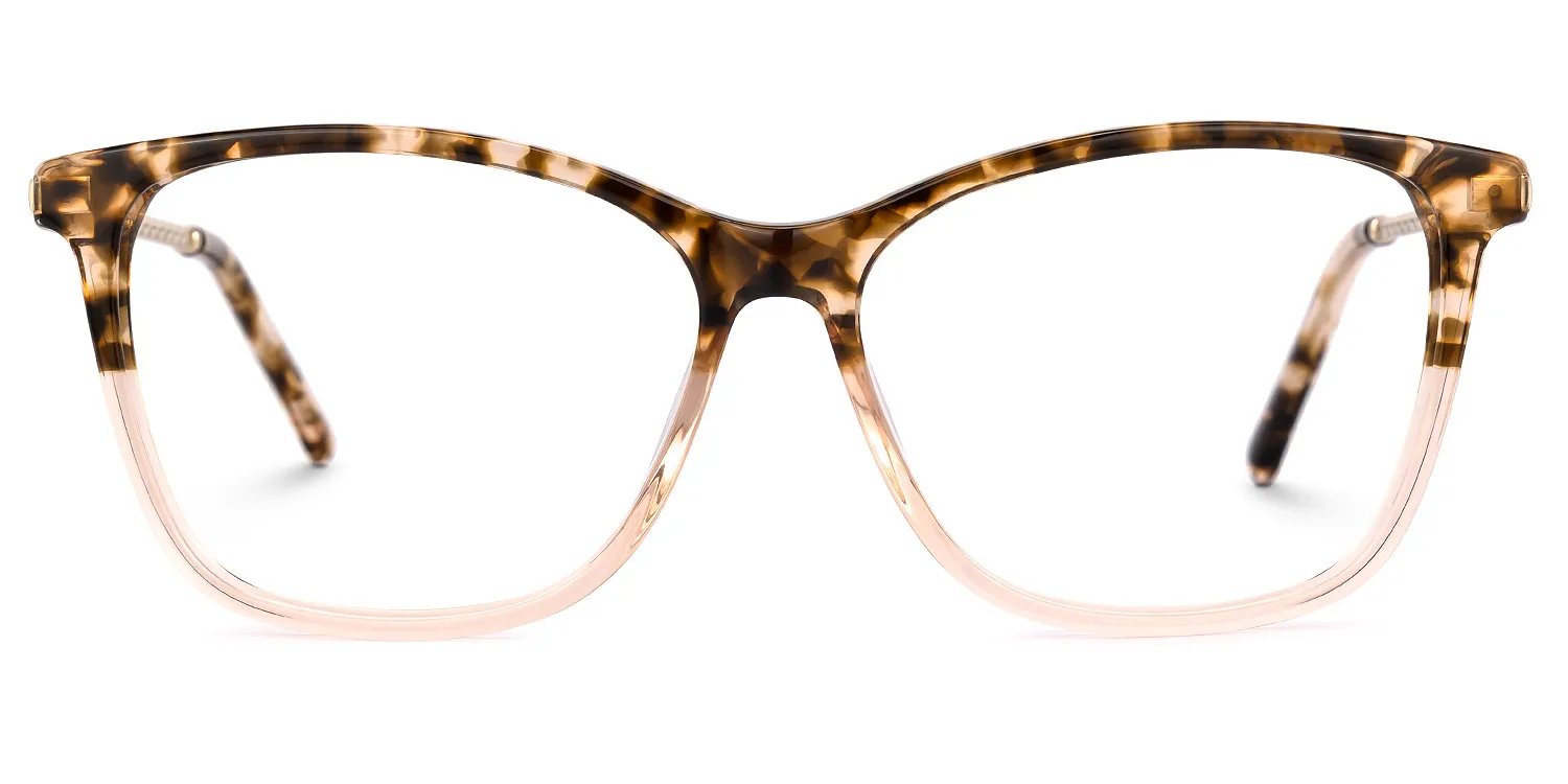 Neda Braun-Tortoise Rechteckig Brille Braun-Tortoise