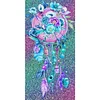 >SALE<5D DIY Diamond Painting Flower Dreamcatcher Kits Full Round Drill Pictures