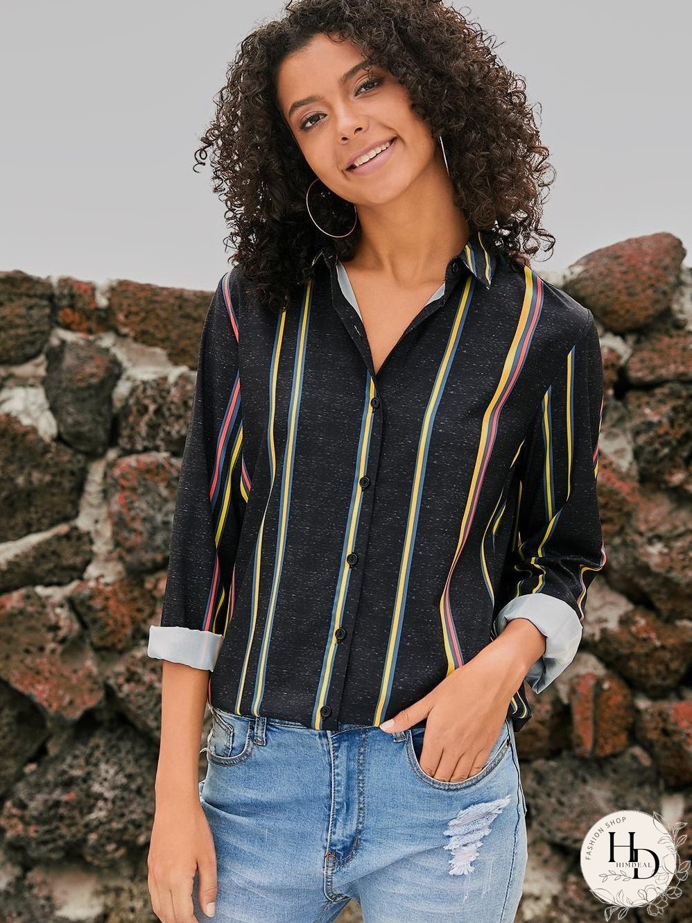 Versatile Stripe Top