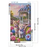 Diamond Painting - Full Round Drill - Two Cats(Canvas|40*70cm)