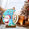 Hölzerner Weihnachtsmannkalender - 5d DIY Handwerk Ornament